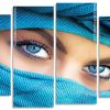 Arabian Blue Eyes Panels paint by numbers