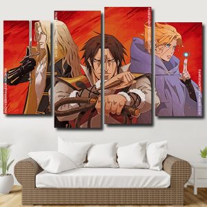 Castlevania Anime panel paint by numbers