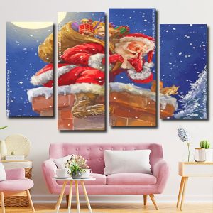 Christmas Santa Claus Panels paint by numbers