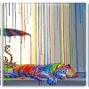 Colorful Rain panels paint by numbers