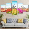 Colorful Tulips Field Panels paint by numbers