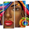 Colorful African Woman