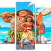 Disney Moana Movie panels paint by numbers