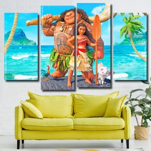 Disney Moana Movie Panels Paint by numbers