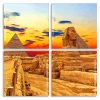 Egypt Pyramids panels paint by nuùbers