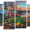 Forest Camping panels paint by numbers