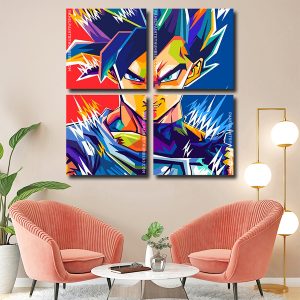 Goku Dragon Ball paint by numbers