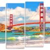 Golden Gate Bridge California Panels paint by numbers