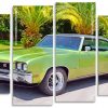 Green Buick Skylark Panels paint by numbers