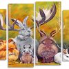 Jackalopes Of The World panels paint by numbers