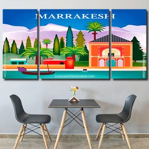 Marrakesh Morocco panels paint by numbers