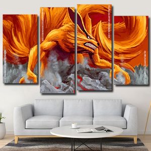 Naruto Kurama panels paint by numbers