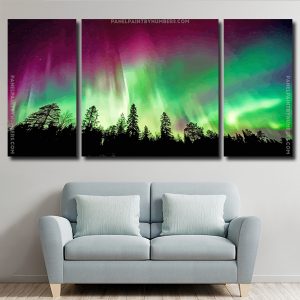 Northern Lights Aurora panels paint by numbers