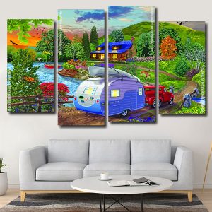 Peaceful Land Panels paint by numbers