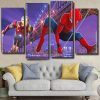 spider man and iron man panels paint by numbers