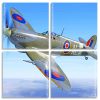 Spitfire Aircraft panels paint by numbers