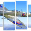 Spitfire Aircraft Panels paint by numbers