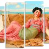 The Quiet William Godward panels paint by numbers