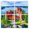 Trakai Lithuania panels paint by numbers