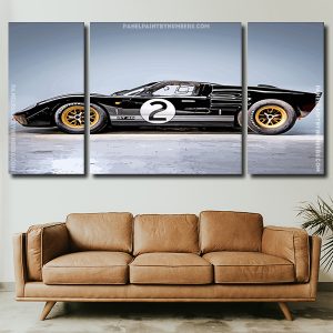 Black Ford Gt40 panels paint by numbers