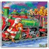 christmas train panel paint by numbers