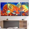 Cute Fire Fox panels paint by numbers