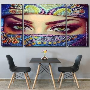 Arabian Eyes Panels paint by numbers