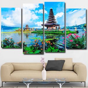 Bali Indonesia Island panels paint by numbers