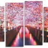 Cherry Blossom Japan Panels paint by numbers