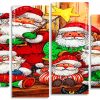 Christmas Santa Claus Panels paint by numbers