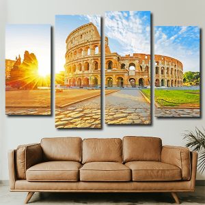 Colosseum Rome panels paint by numbers