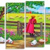 Countryside Life panels paint by numbers