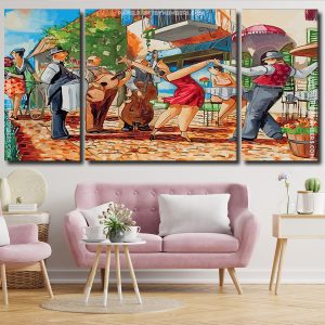 Couple Dancing Panels paint by numbers