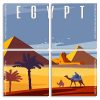 Egypt Pyramids Panels paint by numbers