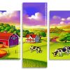 Countryside Farm Scenery Panels paint by numbers