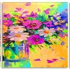 Flowers In Vase Panels paint by numbers