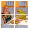 Frog Prince And Girl Panels paint by numbers