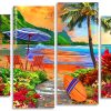 Hawaiian Island panels paint by numbers