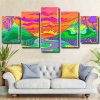 Hippie Landscape panels paint by numbers