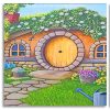 Hobbit Hole Garden panels paint by nummbers