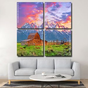 Jackson Hole panels paint by numbers