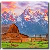 Jackson Hole panels paint by numbers