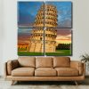 Leaning Tower Pisa panels paint by numbers