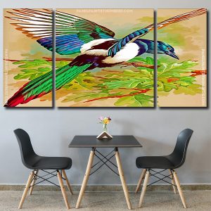 Magipie Bird Panels paint by numbers