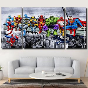 Marvel Superheroes Panels paint by numbers