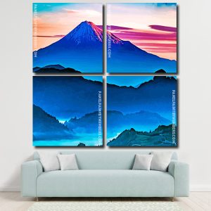 Mountain Fuji panels paint by numbers