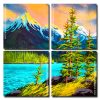 Mountains Landscape panels paint by numbers