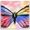 Multicolored Butterfly Panels paint by numbers