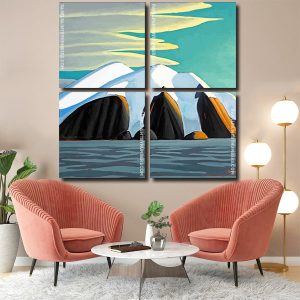 North Shore Baffin Island Panels paint by numbers