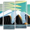 North Shore Baffin Island Panels paint by numbers